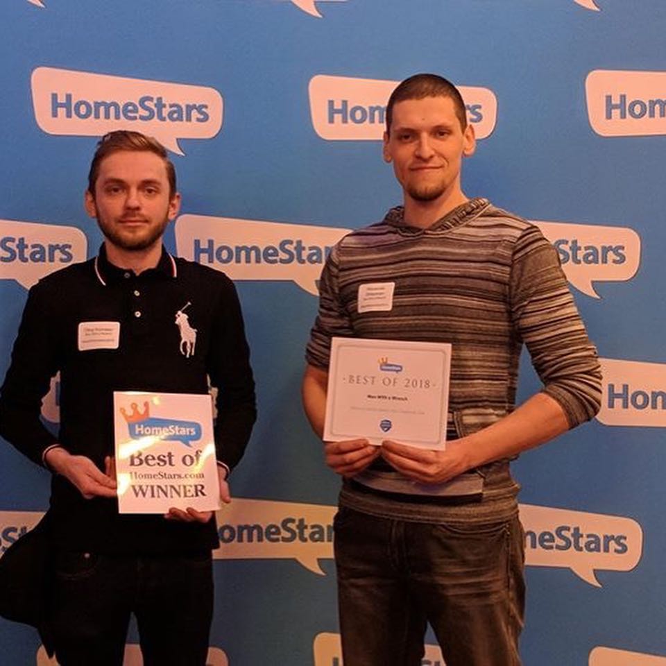 Home star award winning technicians
