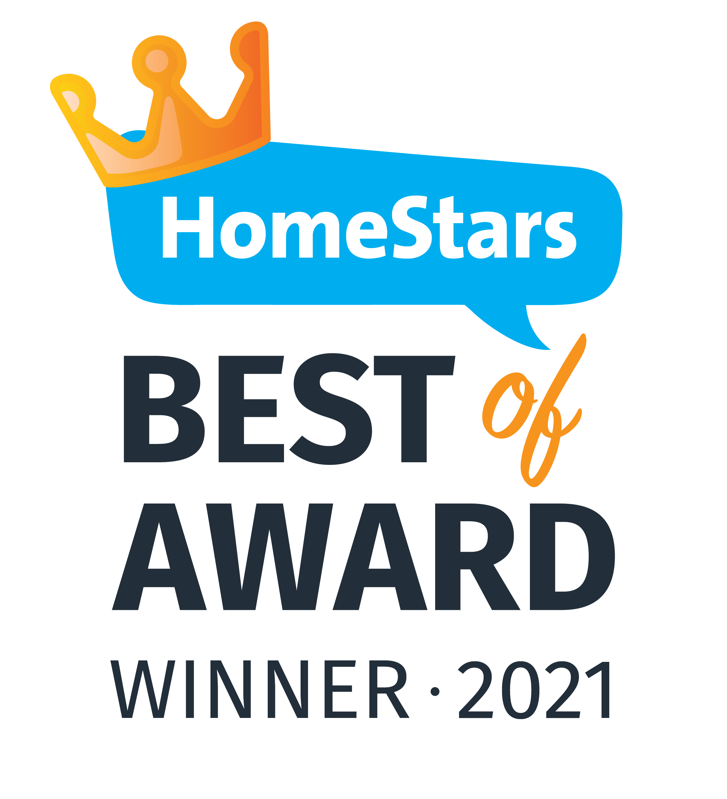 HomeStars Best of Award Winner 2021