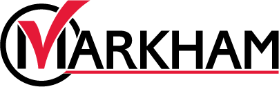 Red and Black Markham Logo