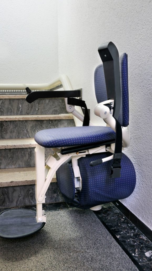 Blue Mobility Chair