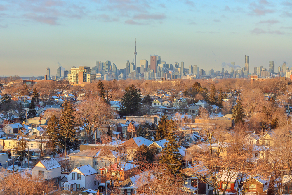 Toronto during winter